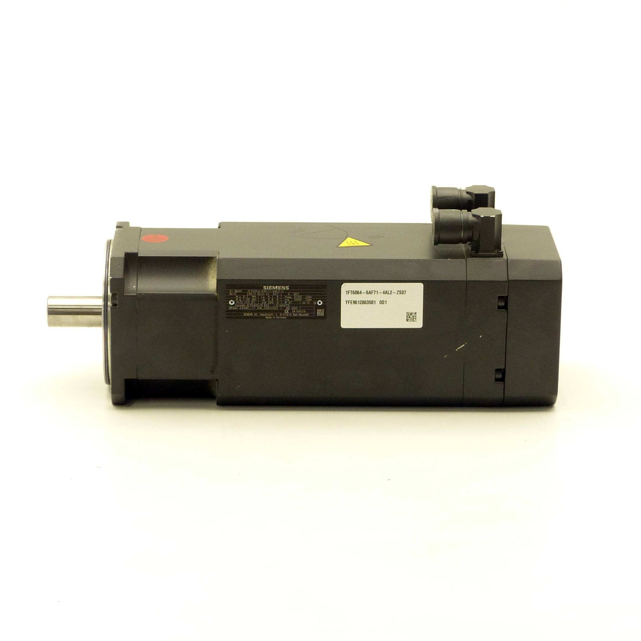 Siemens Servomotor 1FT6064-6AF71-4AL2-Z (1FT6064-6AF71-4AL2-ZS07)