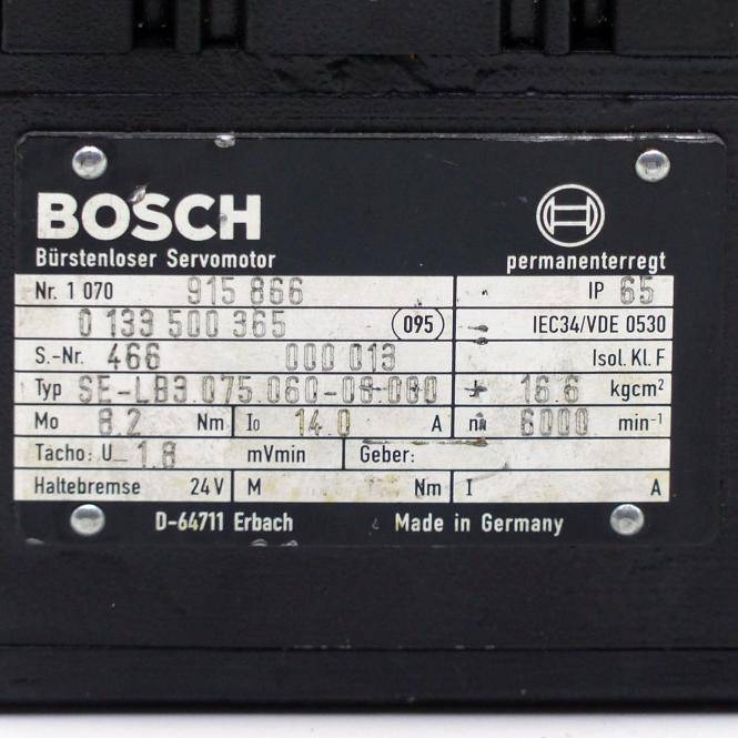 Bosch Bürstenloser Servomotor SE-LB3.075.060-00.000 SE-LB3.075 060-06.000 (0 133 500 365)