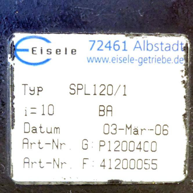 Eisele Getriebemotor SPL120/1 (P1200400)