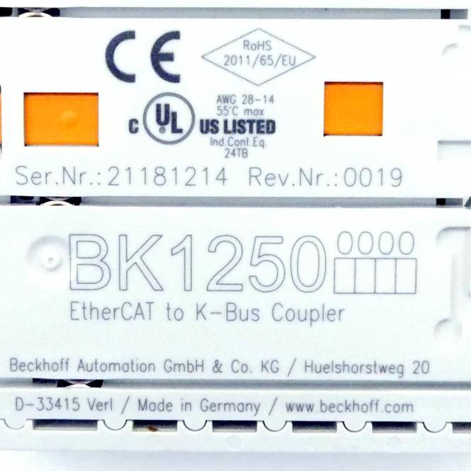 BECKHOFF Busklemme (BK1250)