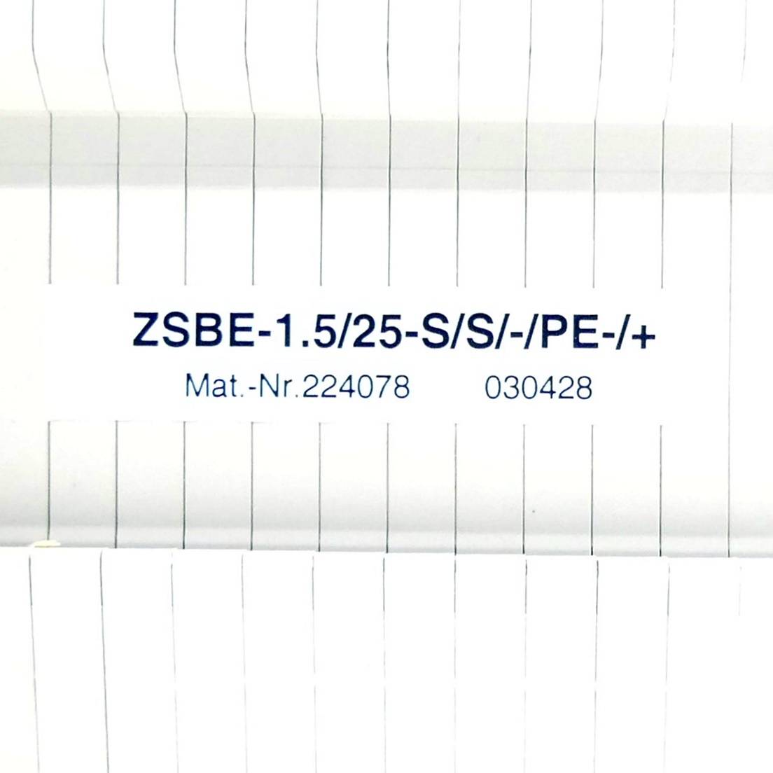 Moeller Basisklemmblock ZSBE-1.5/25-S/S/-PE-/+ (224078)