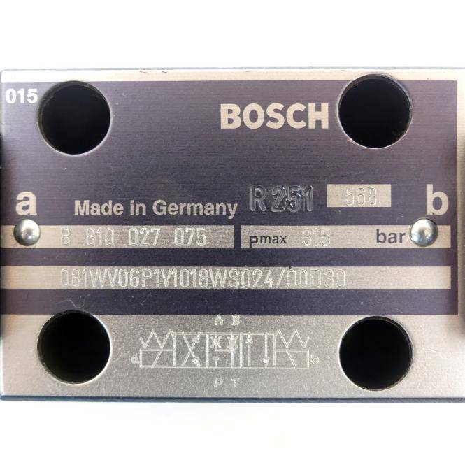 Bosch 4/3-Wegeventil 081WV06P1V1018WS024/00D30 (B 810 027 075)
