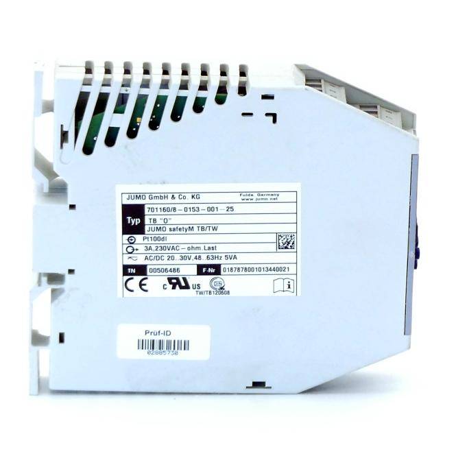JUMO Temperaturbegrenzer TB/TW (701160/8-0153-001-25)