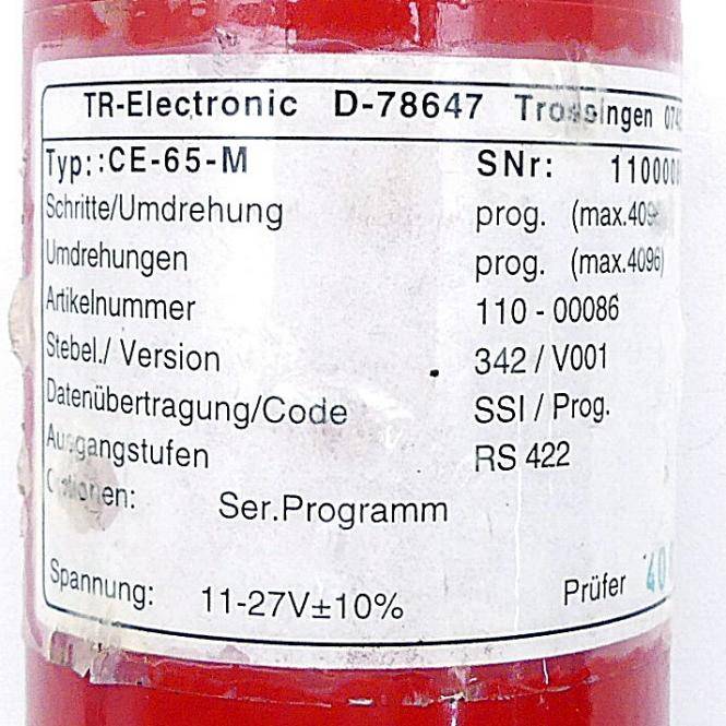 TR Electronic Drehgeber CE-65-M (110-00086)