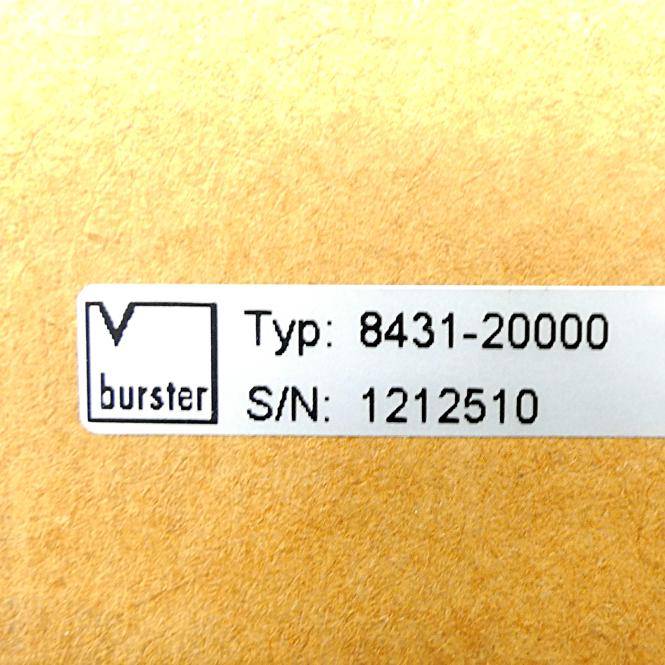 Burster Druckkraftsensor 8431-20000 (8431-20000)