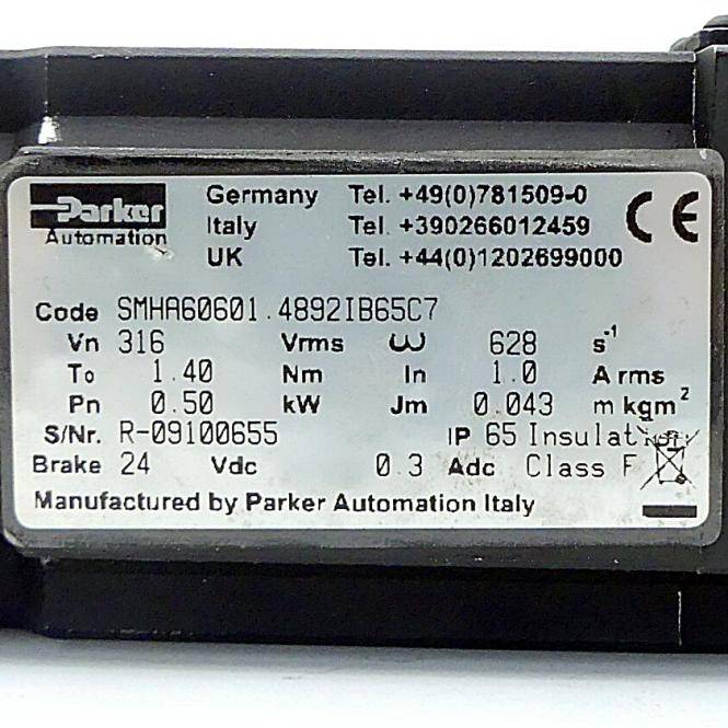 Parker Servomotor SMHA60601 4892IB65C7 (SMHA60601.4892IB65C7)