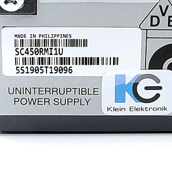Schneider Electric APC Smart-UPS SC 450 VA (SC450RMI1U)