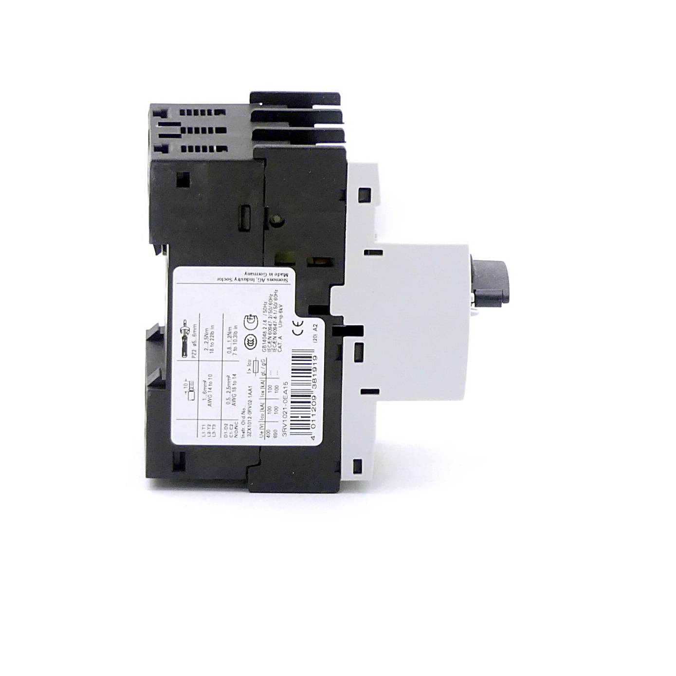 Siemens Leistungsschalter (RV1021-0EA15)