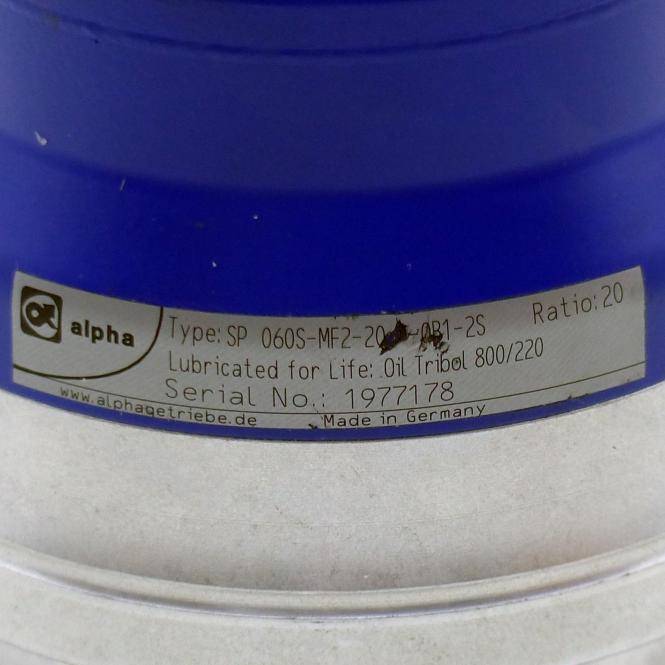 Alpha Wittenstein alpha Getriebe (SP 060S-MF2-20-0B1-2S)