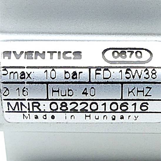 Bosch Kompaktzylinder 16 x 40 (0 822 010 616)