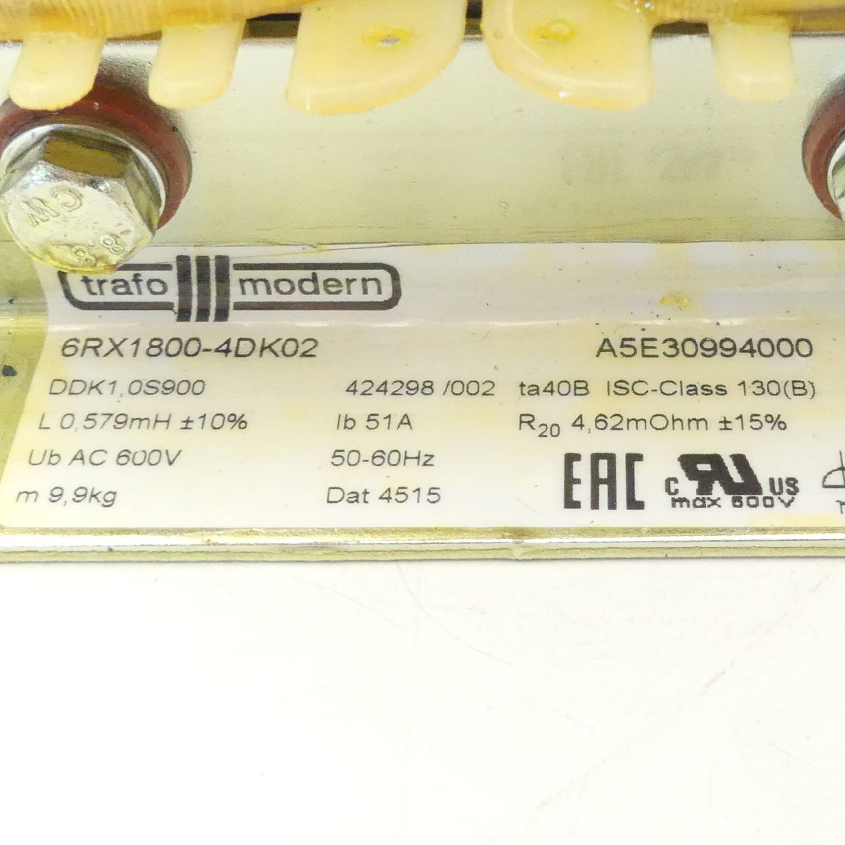 Siemens Frequenzurmichter (6RX1800-4DK02)