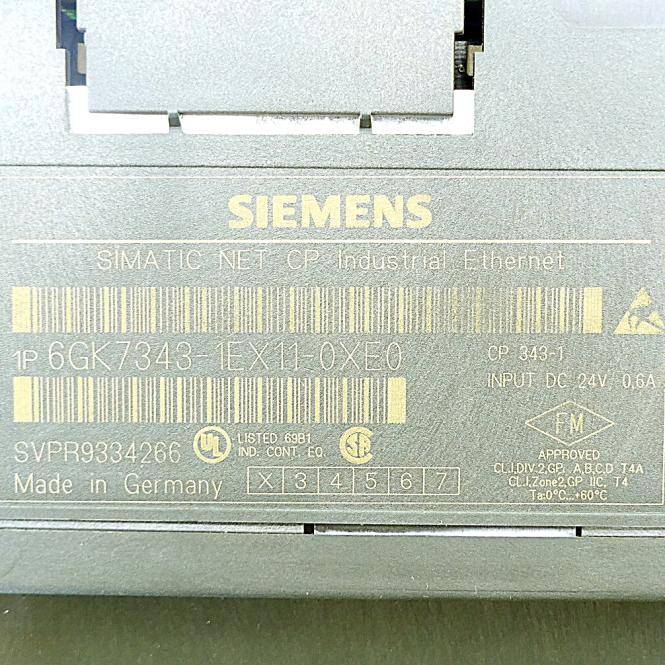 Siemens Kommunikationsprozessor CP 343-1 (6GK7343-1EX11-0XE0)