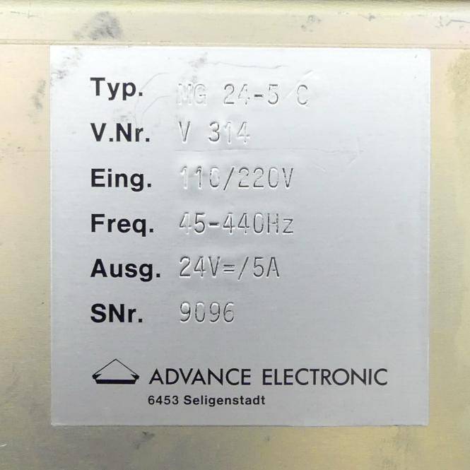 ADVANCE Electronic Netzgerät (MG 24-5B)