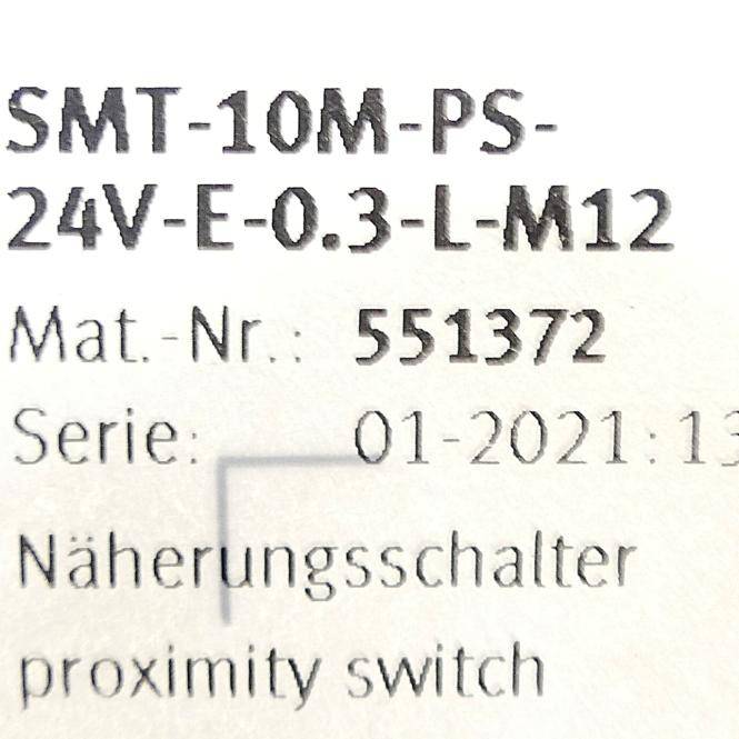FESTO Näherungsschalter SMT-10M-PS-24V-E-0,3-L-M12 551372 (551372)