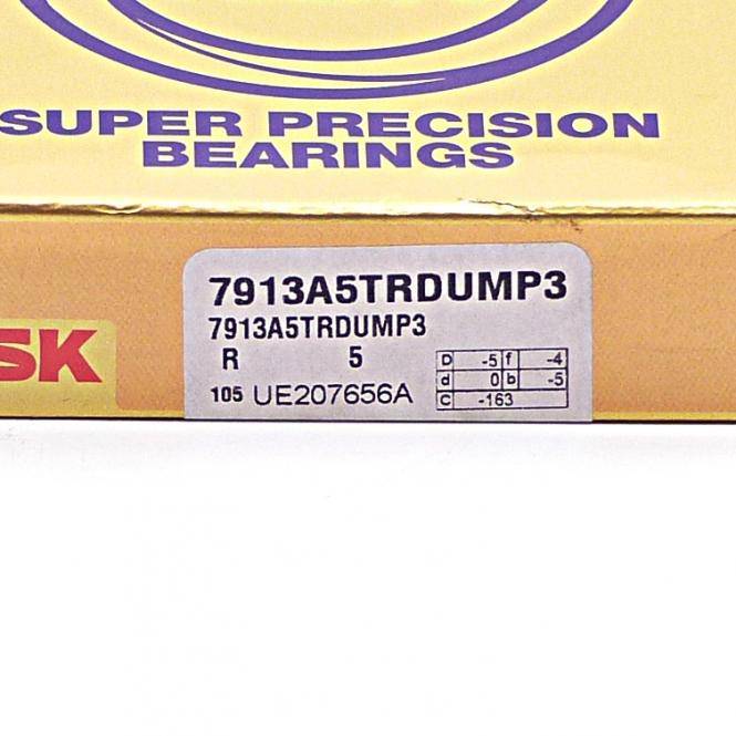 NSK Hochpräzisionslager 7913 (7913A5TRDUMP3)