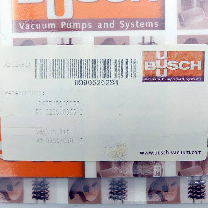 BUSCH Dichtungssatz R5 0255/0305 D (0990525284)