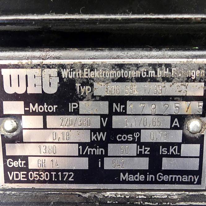 WEG Elektromotor ODG 634 T / 39 / (1782575)