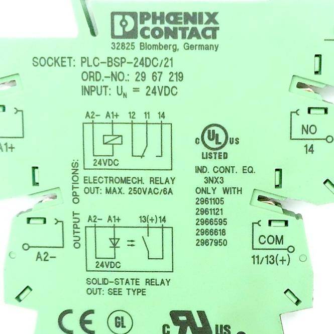 Phoenix Contact Grundklemme PLC-BSP-24DC/21 (2967219)