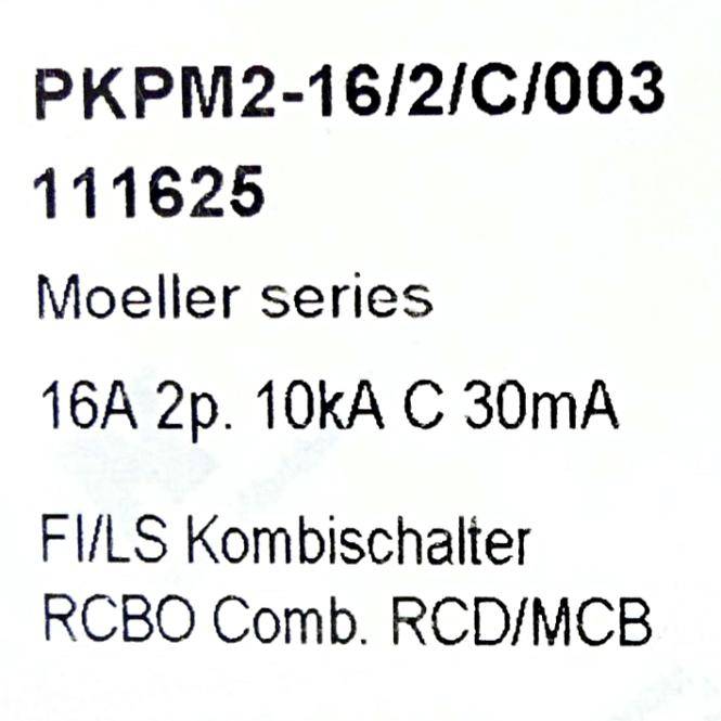 EATON FI/LS Kombischalter PKPM2-16/2/C/003 (111625)