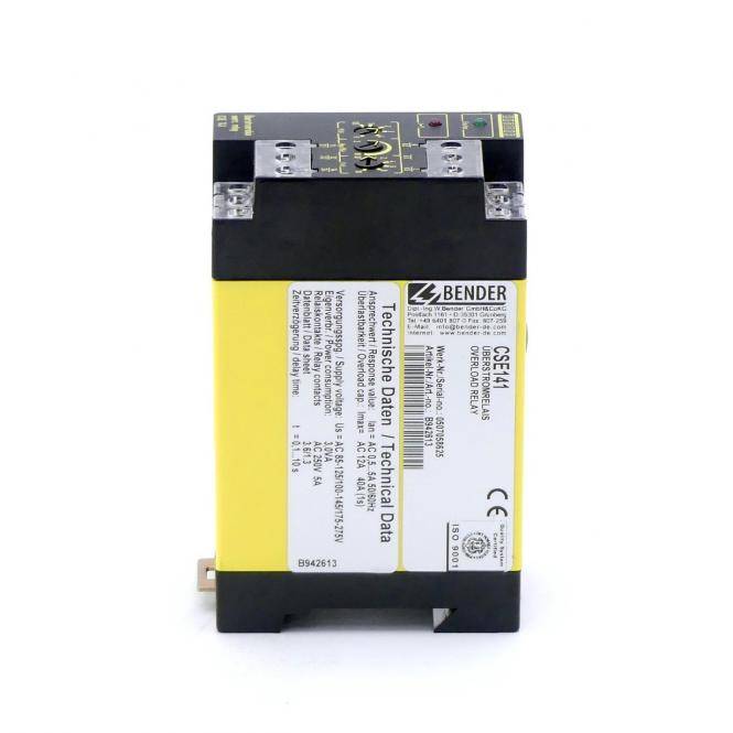BENDER CSE141 Überstromrelais (B942613)