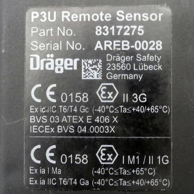 Dräger P3U Remote Sensor (8317275)