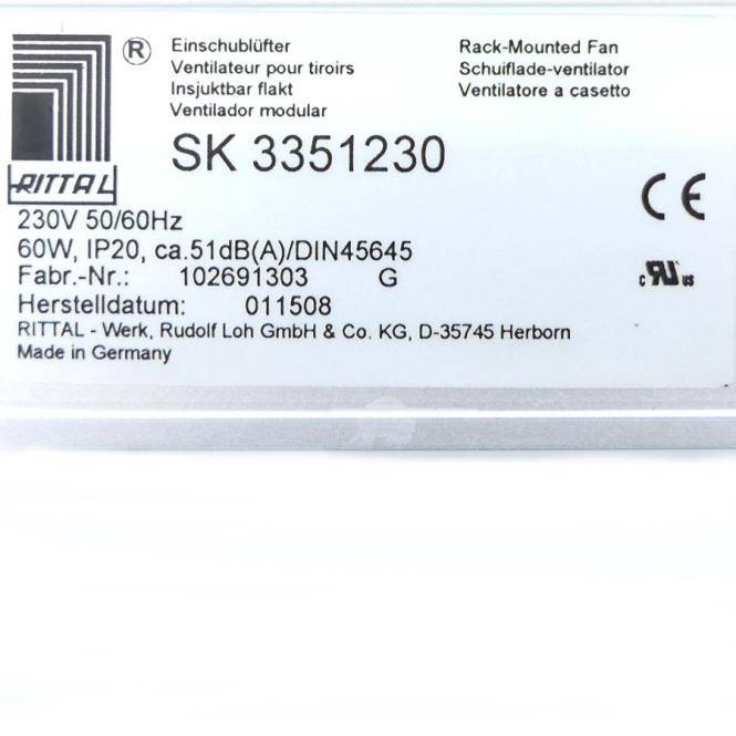 Rittal Einschublüfter (SK 3351230)