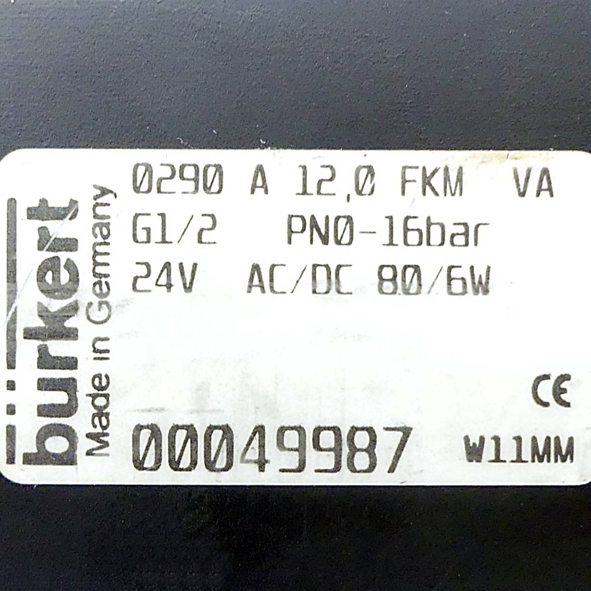 bürkert 2/2-Wege Membranventil (0290)