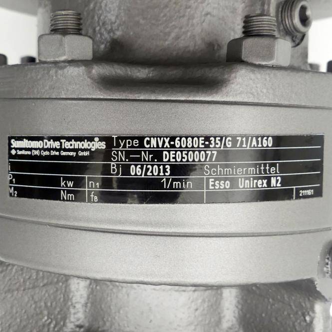 Sumitomo Planetengetriebe CNVX-6080E-35/G 71/A160 (CNVX-6080E-35/G 71/A160)