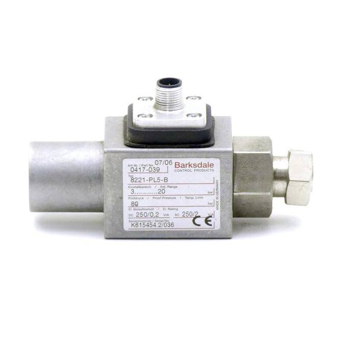 Barksdale Druckschalter 08221-PL5-B (0417-039)