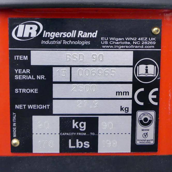 Ingersoll Rand Federzug (BSD 90)
