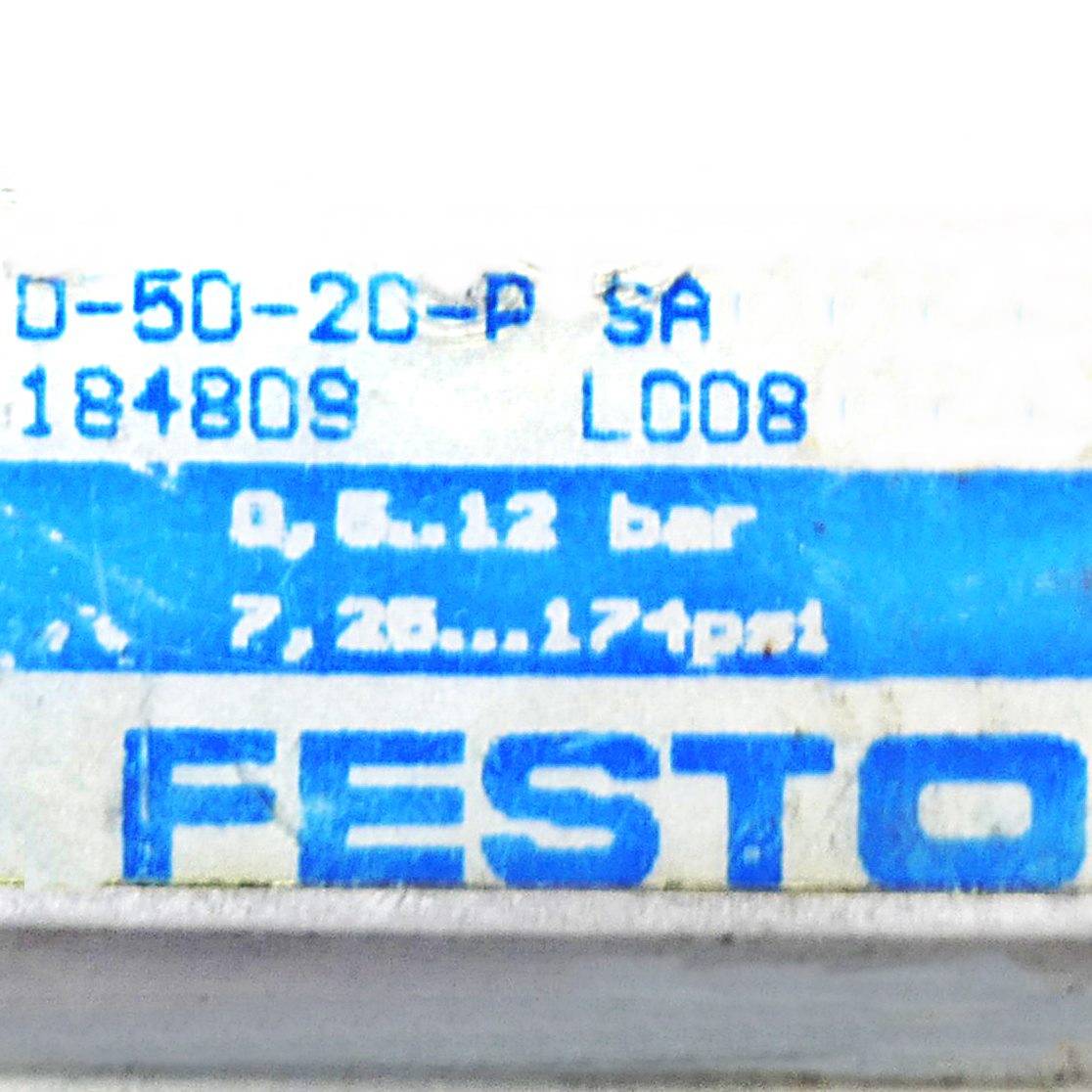 FESTO Zylinder DL-50-20-P-SA (184809)