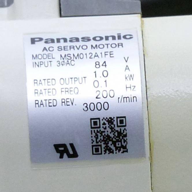 Panasonic AC Servo Motor (MSM012A1FE)
