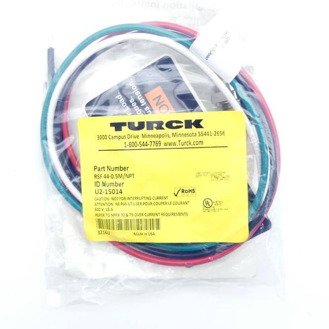 Turck Sensor Empfänger U2-15014 (RSF 44-0.5M/NPT)