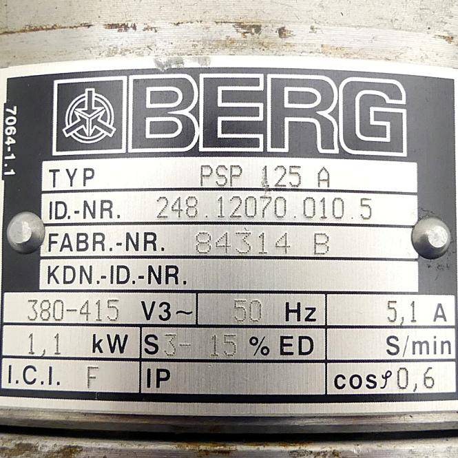 Berg Elektromechanischer Schnellspanner PSP 125 A (248.12070.010.5)