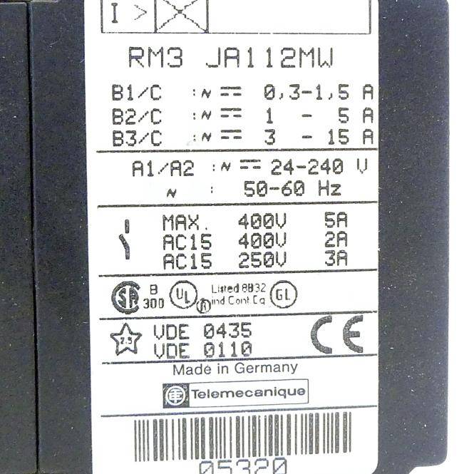 TELEMECANIQUE Relais RM3 JA 1 (RM JA112MW)