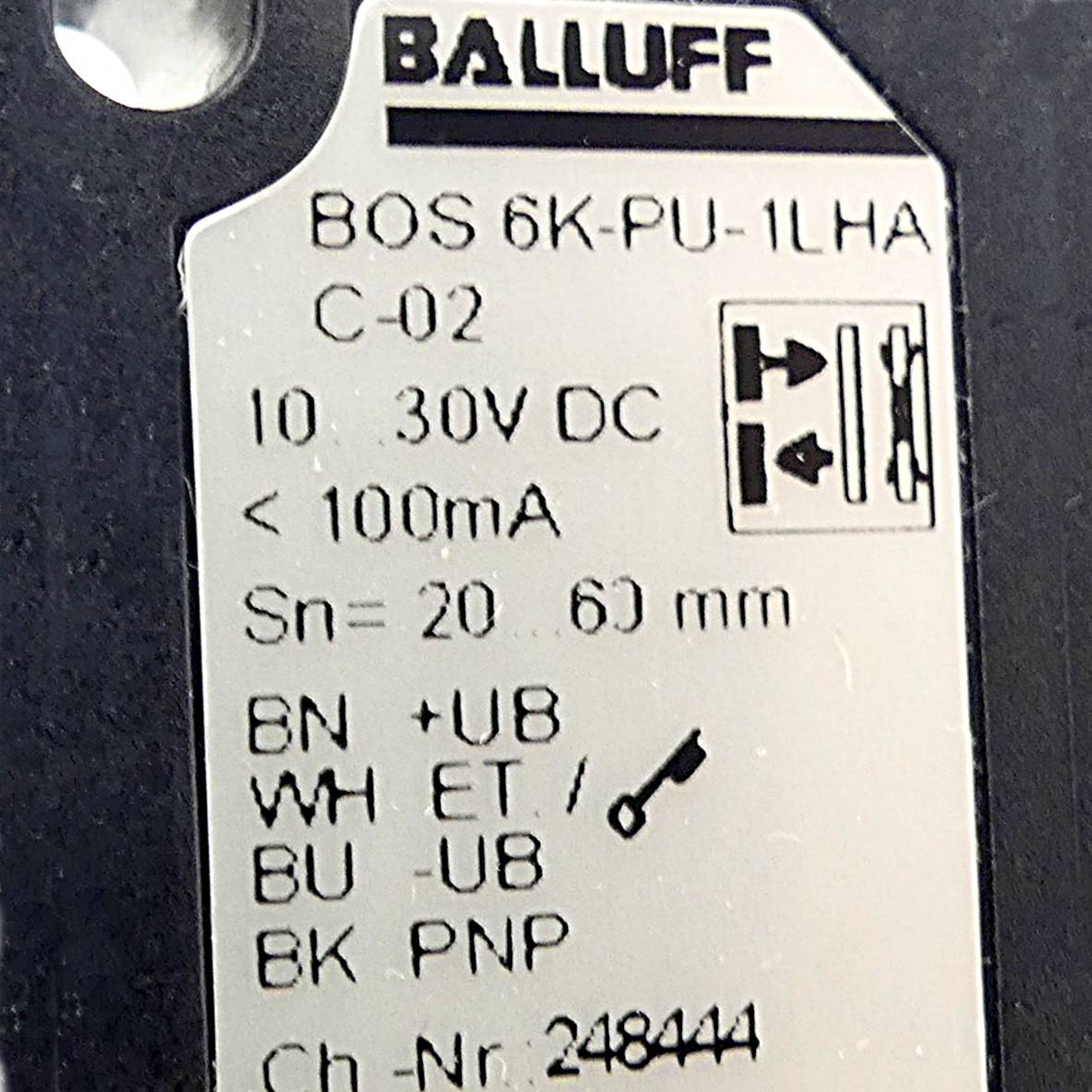 BALLUFF Optoelektronischer Sensor (122916)
