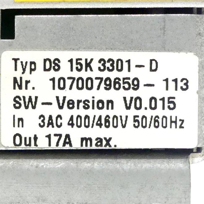 BOSCH Servo Drive DS 15K3301-D (1070079662-230)