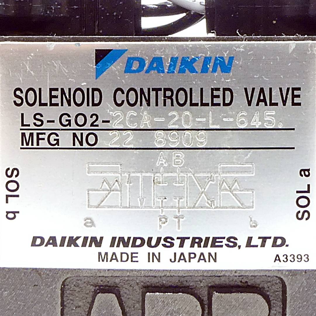 DAIKIN 4/3 Wegeventil (LS-G02-2CA-20-L-645.)