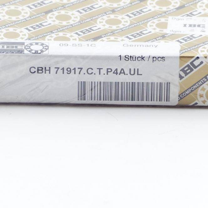 IBC Hochgenauigkeits-Wälzlager 09-SS-1C (CBH71917.C.T.P4A.UL)