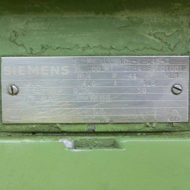 Siemens Drehstrommotor 1 LC3106-6AC43-7 (1 LC3106-6AC43-Z)