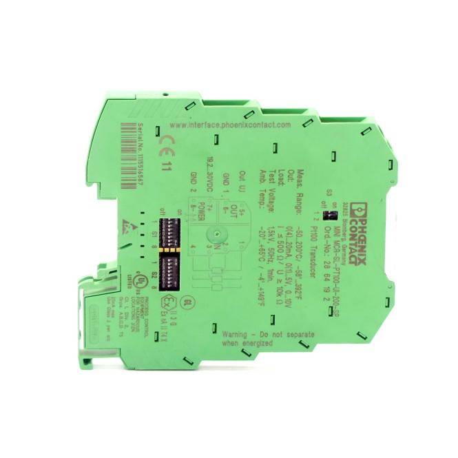 Phoenix Contact Temperaturmessumformer MINI MCR-SL-PT100-UI-200-SP (28 64 19 2)