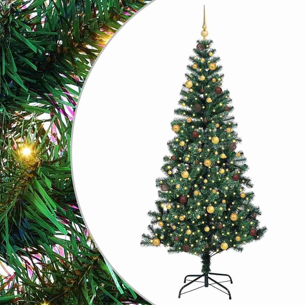 vidaXL KünstlicherWeihnachtsbaum Grün 240cm PVC