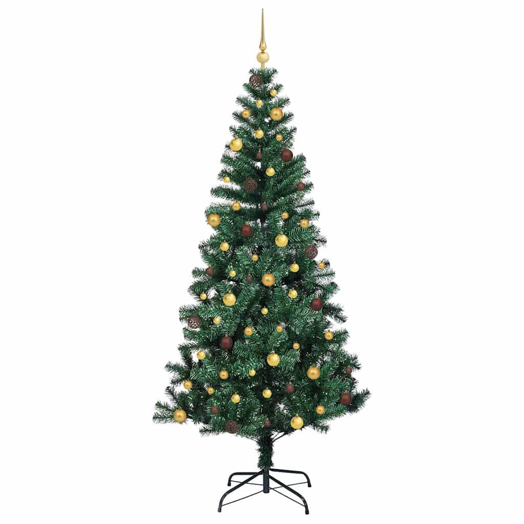 vidaXL KünstlicherWeihnachtsbaum Grün 240cm PVC