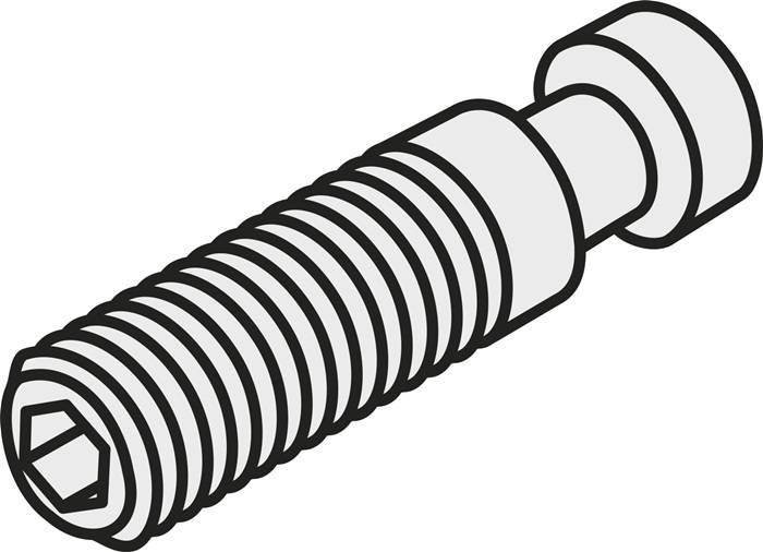 Kniehebelschraube ISO US 34 Gewinde M 6x0,75 PRAMET