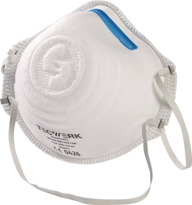 Atemschutzmaske Snake FFP2 o.Ausatemventil TECWERK