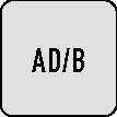 Kombiaufsteckfräsdorn DIN 69871AD/B Spann-D.27mm SK40 A.-L.100mm TECWERK