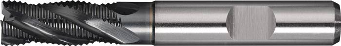 Schaftfräser DIN 844 Typ HR D.8mm HSS-Co PM ALCRONA Weldon Z.4 kurz TECWERK