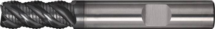 Schaftfräser DIN 6527L Typ HR D.20mm Einsatz-L.54mm VHM TiAlN HB Z.6 lang TW