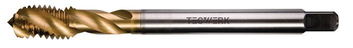 Maschinengewindebohrer DIN 376C M27x3mm HSS-Co TiN 6H TECWERK