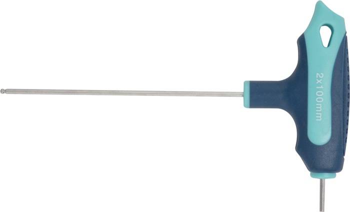 Stiftschlüssel m.Quergr.SW 4mm Klingen-L.150mm m.Seitenabtr.u.Kugelk.TECWERK